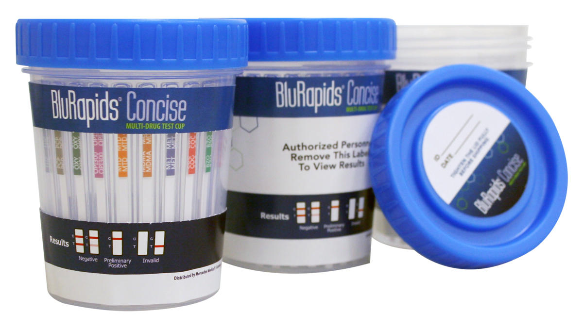 BluRapids Concise Multi-Drug Test Cup